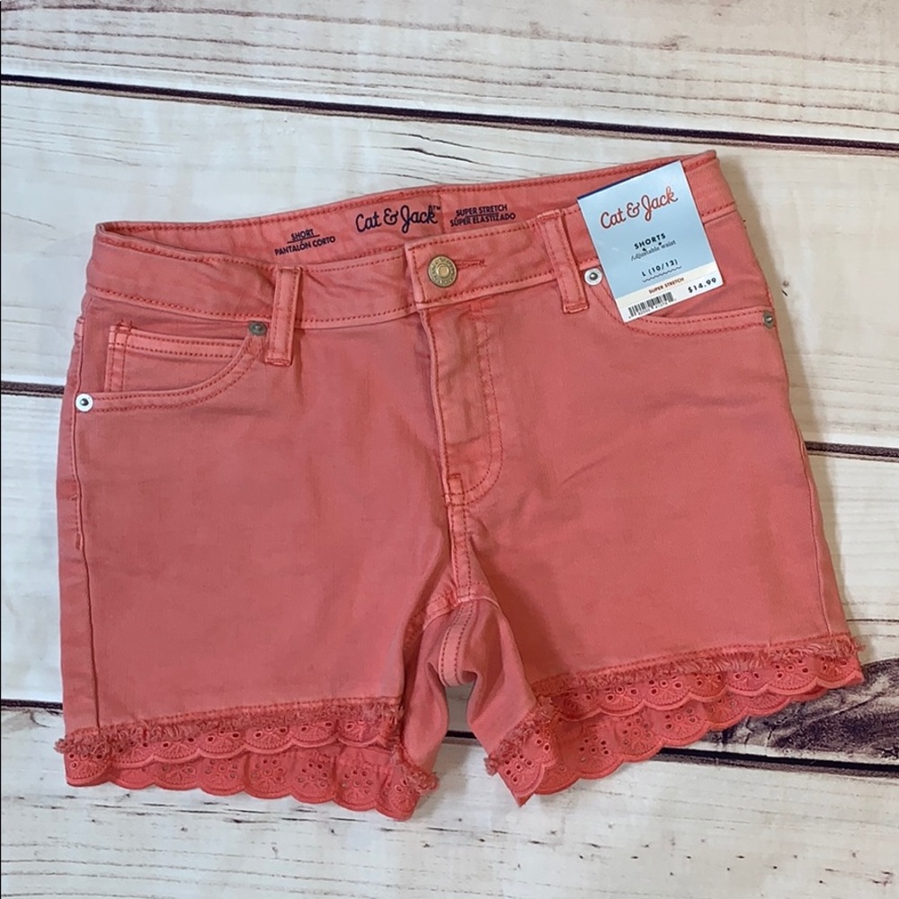 Cat and Jack peach shorts